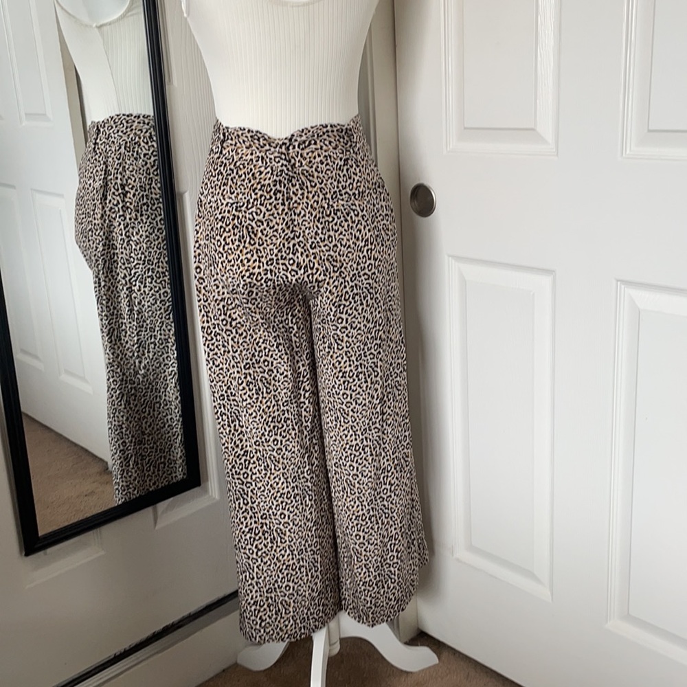 J.Crew Leopard Print silk pants - Picture 7 of 11